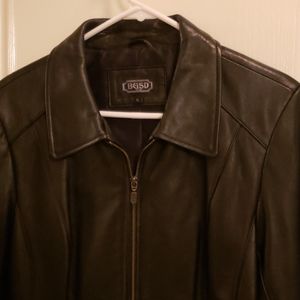 Leather womens jacket